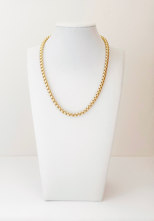 Gold chain necklace - Esferas
