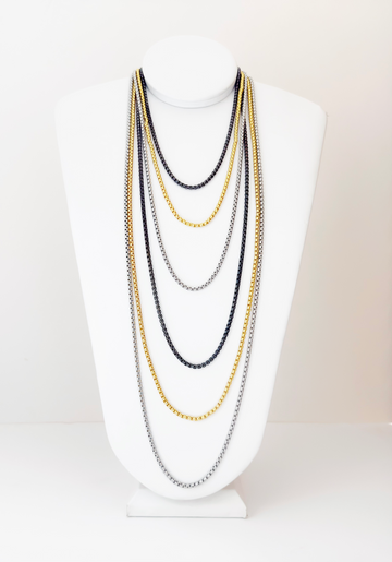 Collar de seis capas - Esferas