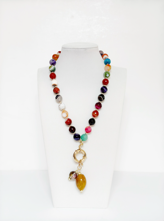 Multicolor small necklace - Esferas