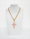 Gold tone chain necklace - Esferas
