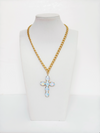 Gold tone chain necklace - Esferas