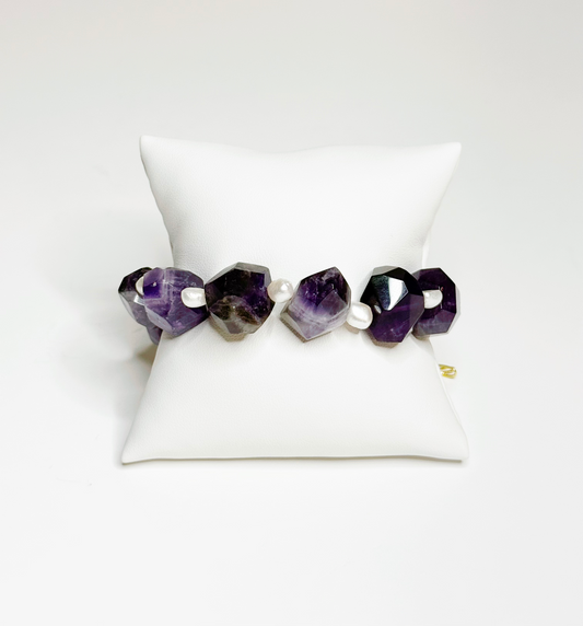 Pure faceted bracelet - Esferas