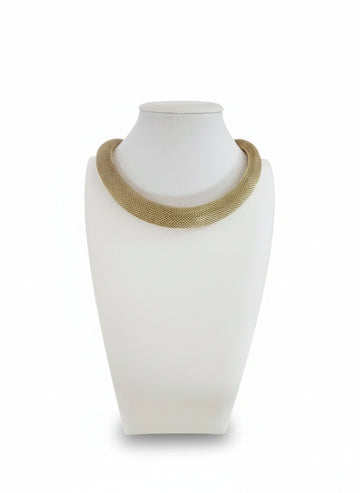 18K Gold-Plated Stainless Steel Necklace - Ivoire