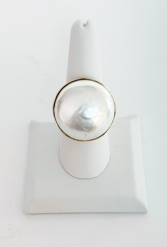 Medium Pearl Ring - Esferas