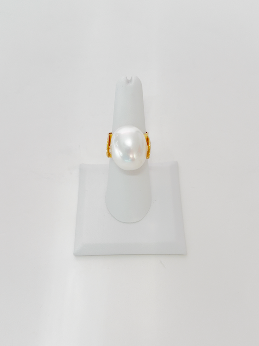 Grant Oval Pearl Ring - Enigma