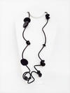 Black PVC Necklace - Marcella Duce