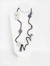 Black PVC Necklace - Marcella Duce