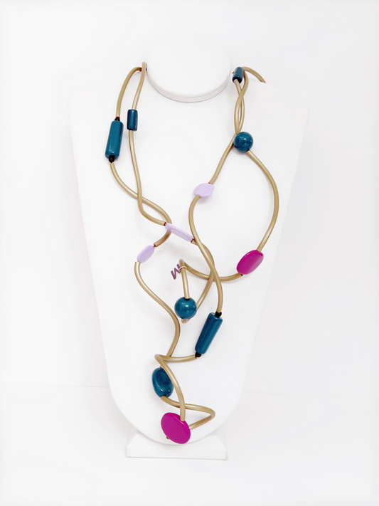 Light Green PVC Necklace - Marcella Duce