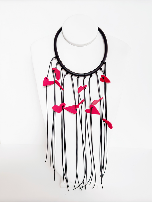 Black Silicone Necklace - Marcella Duce