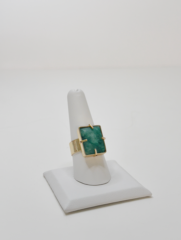 Rectangular Emerald Ring - Enigma