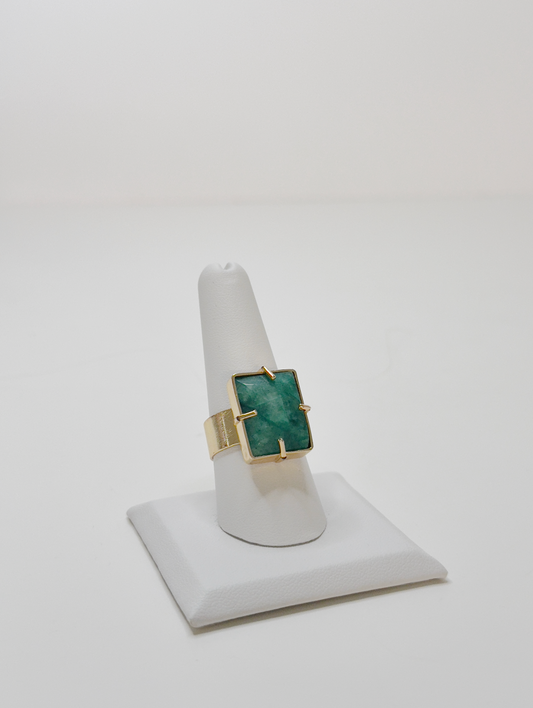 Rectangular Emerald Ring - Enigma