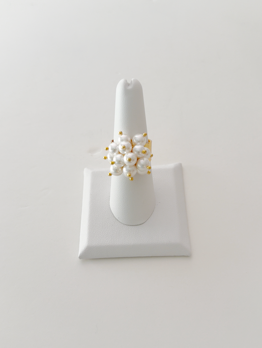 Pearl Cluster Ring - Enigma