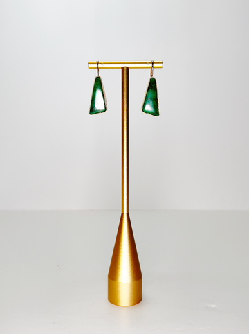 Pendientes de malaquita verde - Enigma