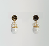 Bead Dangle Earrings with Wrapped Beads - Enigma