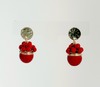 Bead Dangle Earrings with Wrapped Beads - Enigma