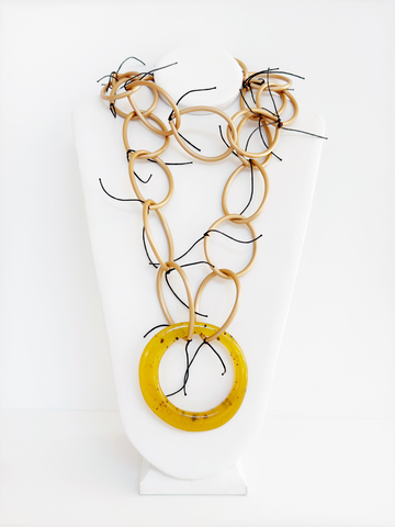 Gold Chain PVC Necklace - Marcella Duce