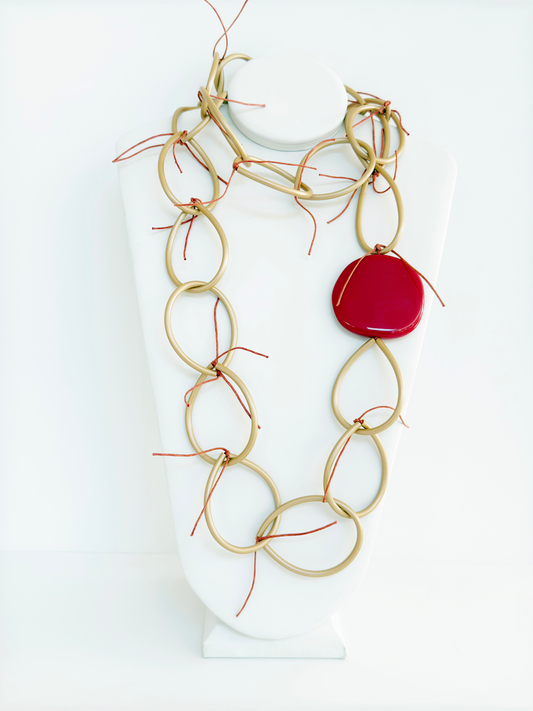 Gold Chain PVC Necklace - Marcella Duce
