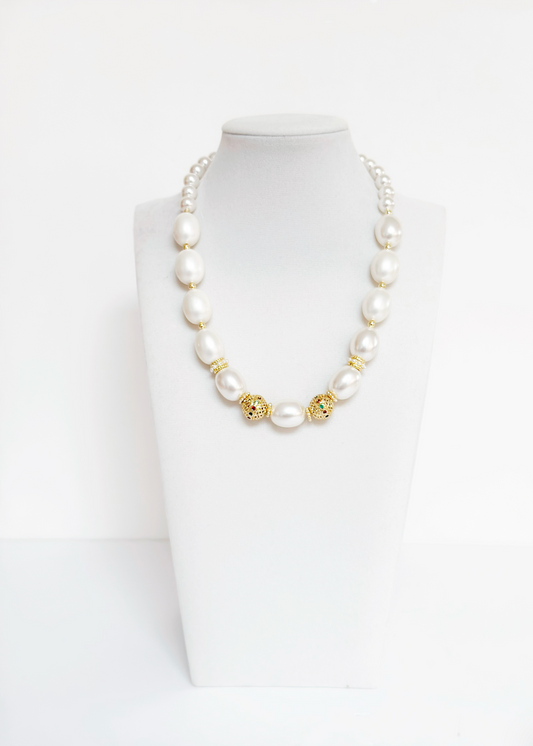 Oval Pearls Necklace - Esferas