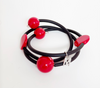 Black PVC Spiral Bracelet - Marcella Duce