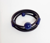 Black PVC Spiral Bracelet - Marcella Duce