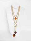 Rondelle Statement Necklace - Cameo