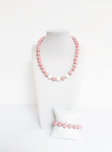 Pink Lampwork Set - Esferas