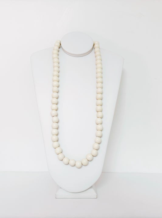 Long Wood Necklace - Esferas