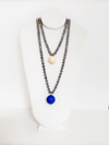 Rondelle Dual Sphere Necklace - Cameo