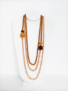 Rondelle Beaded Necklace - Cameo