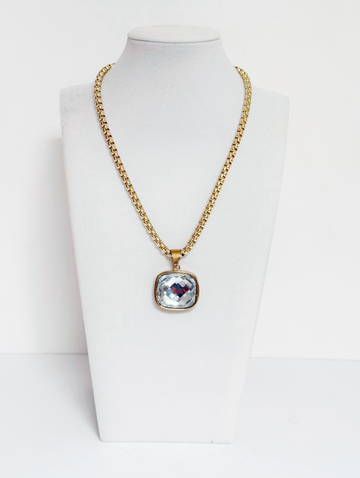 Collar Colgante Gema Cristal - Esferas