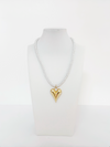 Gold Heart Pendant Necklace - Esferas