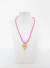 Gold Heart Pendant Necklace - Esferas
