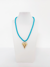 Gold Heart Pendant Necklace - Esferas