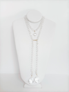Collar de cristal Lariat - Camafeo