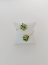 Pulsera bañada en oro con piedras – Enigma