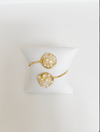 Pulsera bañada en oro con piedras – Enigma