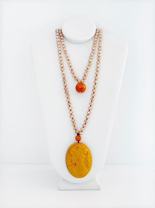 Cameo Statement Necklace