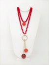 Rondelle Statement Necklace - Cameo