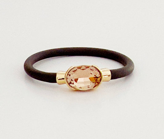 Brown Crystal Bracelet - Smart Chic