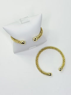 PULSERA DORADA ENTRELAZADO