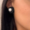 Noir Perla Earrings - Bijoux Espresso