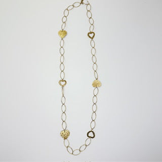 COLLAR LARGO 38" S/S DORADO