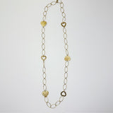 COLLAR LARGO 38" S/S DORADO