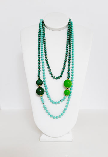 Rondelle Necklace - Cameo