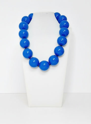 Beads Chunky Necklace - Cameo