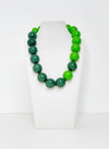 Beads Chunky Bicolor Necklace - Cameo