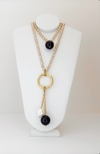 Rondelle Statement Necklace - Cameo