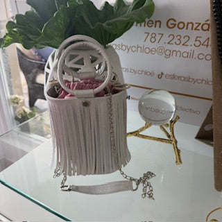 CARTERA PAOLA ACUÑA PLATEADA
