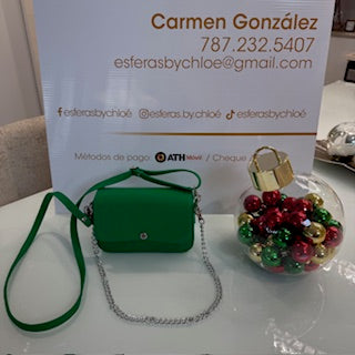 CARTERA PAOLA ACUÑA COLOR VERDE