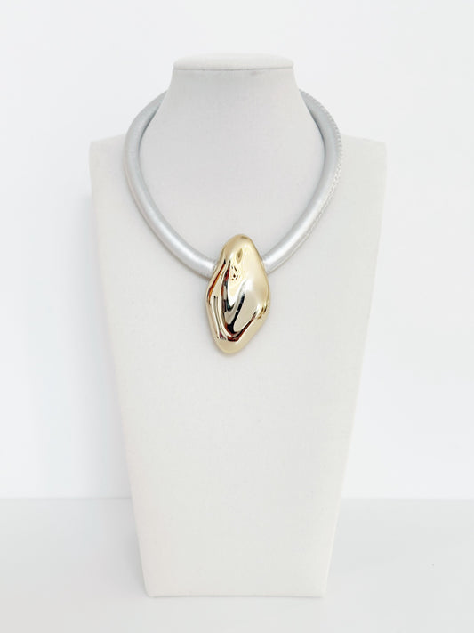 Silver Flow Choker - Emilia Kipper